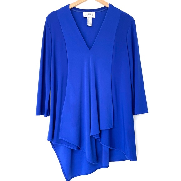 JOSEPH RIBKOFF v-neck tunic in royal sapphire - Picture 4 of 9